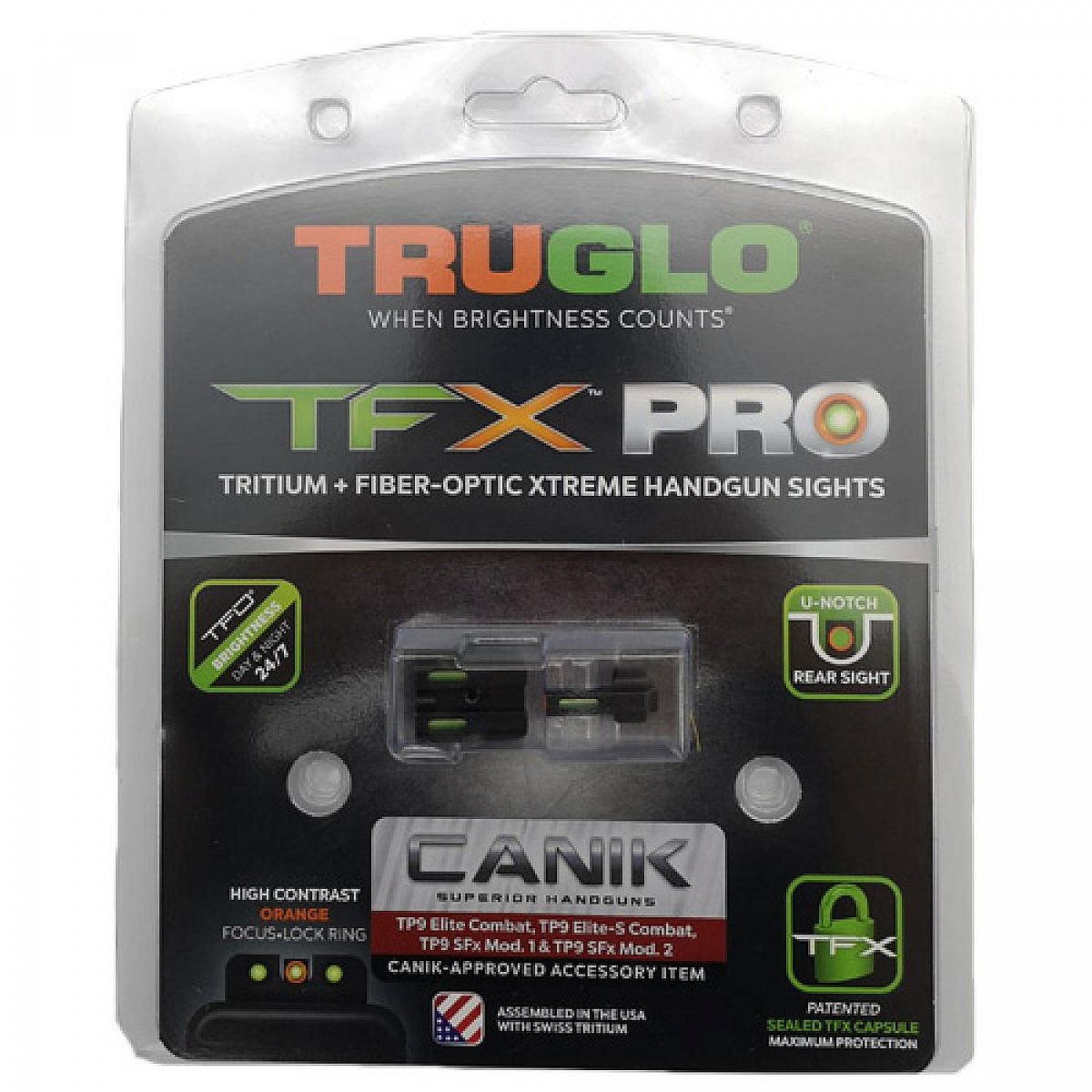 Truglo TFX-PRO Trityum+Fiber Optik Nişangah Seti