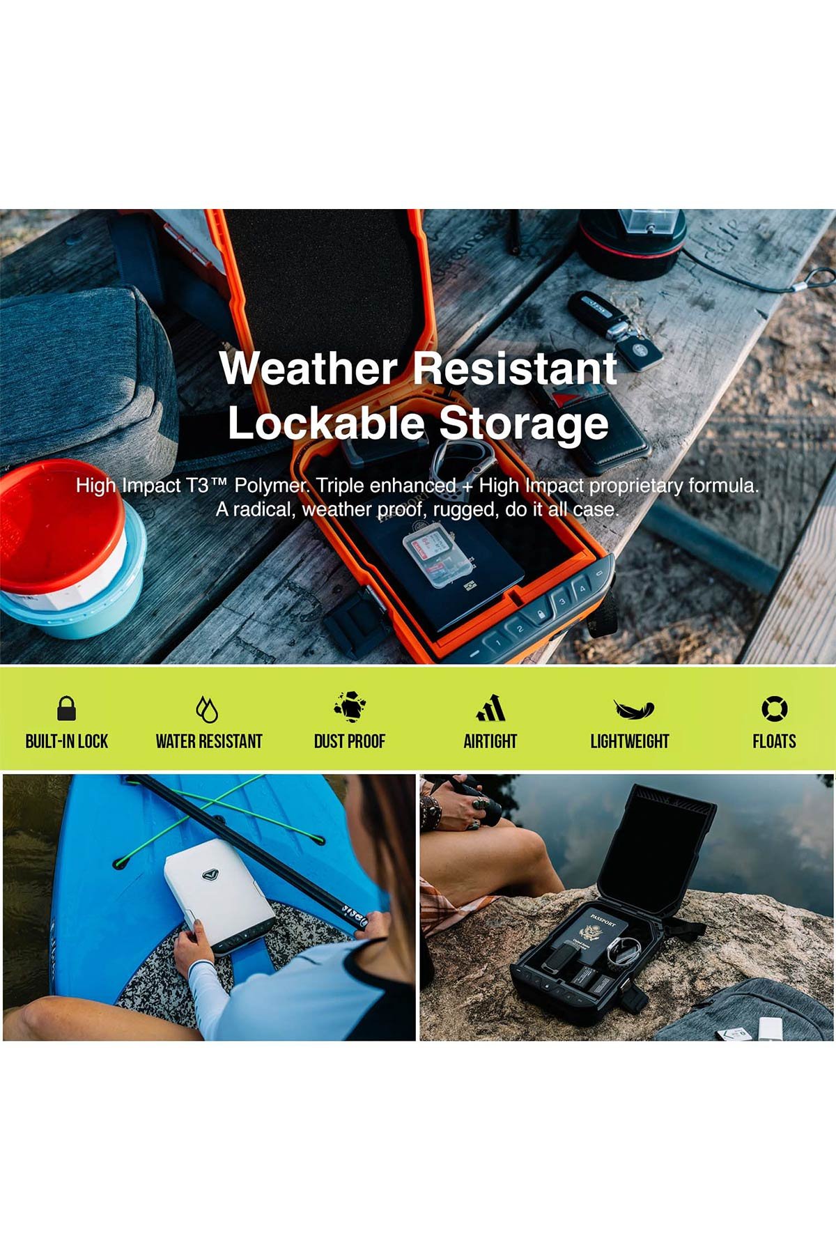 Vaultek LifePod Rush Orange + Organizer | Canik Store