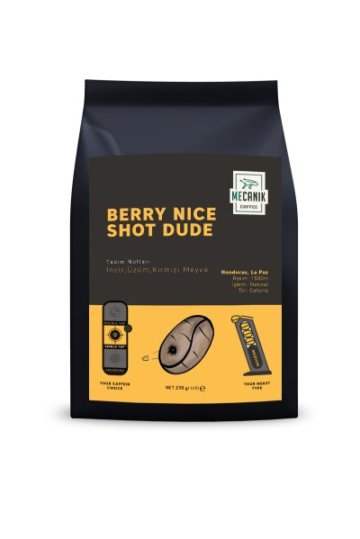 MECANIK COFFEE BERRY NICE SHOT DUDE (HONDURAS) 250g